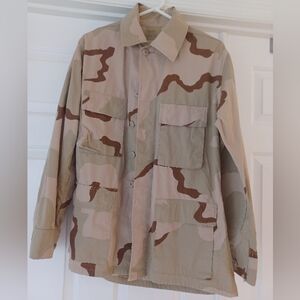 Long Sleeve Brown Camouflage Shirt